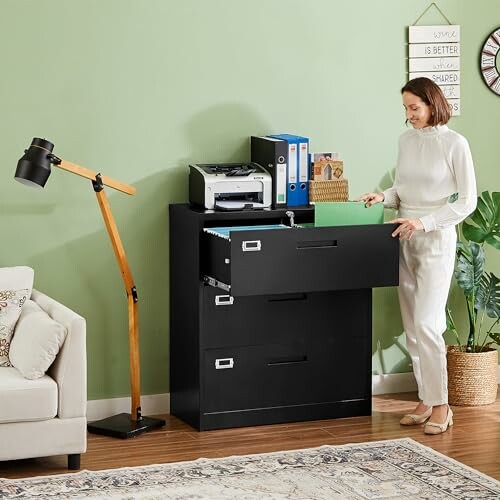 Letaya Lateral 3 Drawer File Cabinet